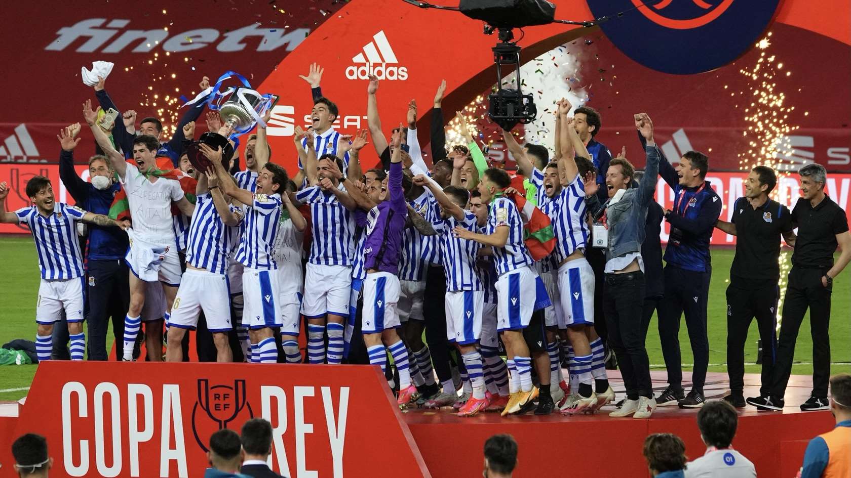 Copa del Rey Champions - Real Sociedad de Football .