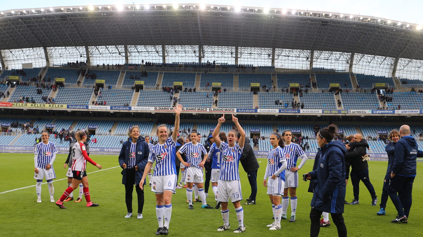 The historic first women's Real derby at Anoeta