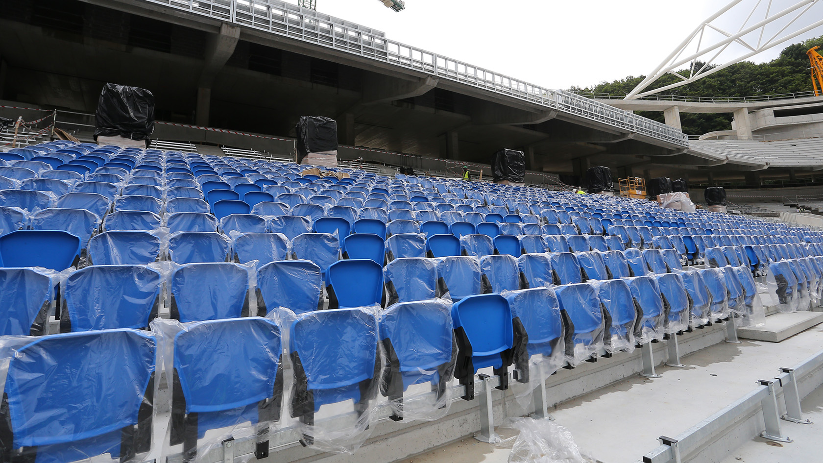 The south stand is taking shape
